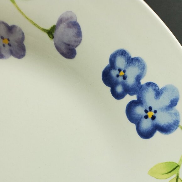 Pfaltzgraff Perennials Petals Dinner Plate Blue Purple Flowers Violets Plate - Picture 4 of 6